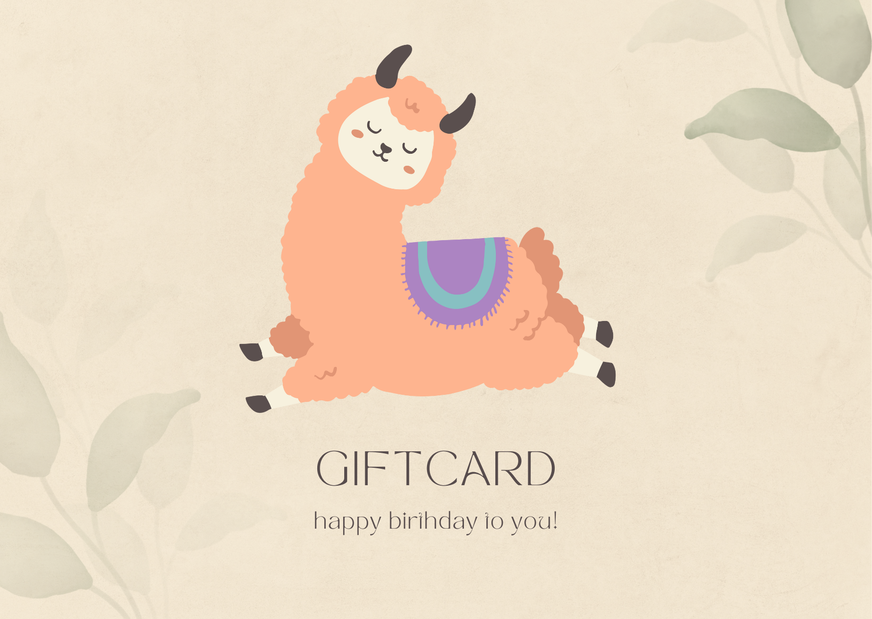 HAPPY BIRTHDAY TO YOU - Lazy LLamas
